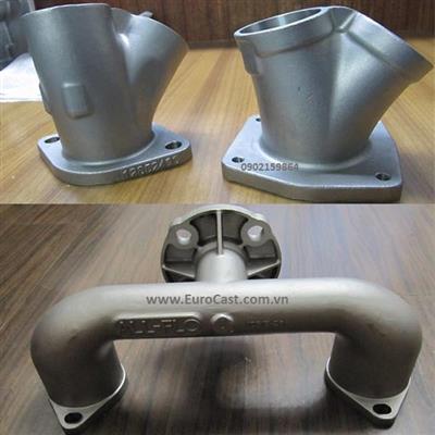 Investment casting of stainless steel pipe connectors